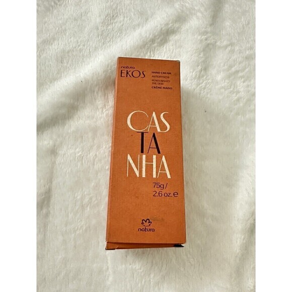 NEW Natura EKOS CASTANHA Hand Cream 75g 2.6oz Exp 06/25 VEGAN Nourishes Skin - Picture 2 of 6